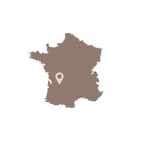 Situation du Domaine de Labrousse en Périgord vert, Dordogne – localisation sur la carte de France 