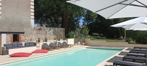 piscine, clos sainte marie, maison d'hôtes, chaumont sur loire