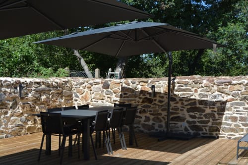 lebeau repos - un coin repas pour vous. tranquillité, détente, bon temps. Dinard St Malo Chambre d'hôte vacances terrasse calme soleil plouër-sur-rance