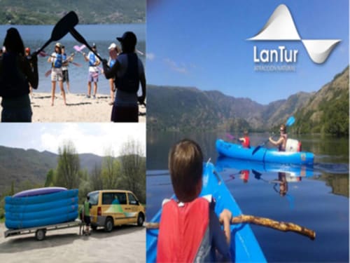 Atividades de aventura LanTur em Sanabria: esportes aquáticos, canoagem e recreação ao ar livre perto de Vigo, Zamora