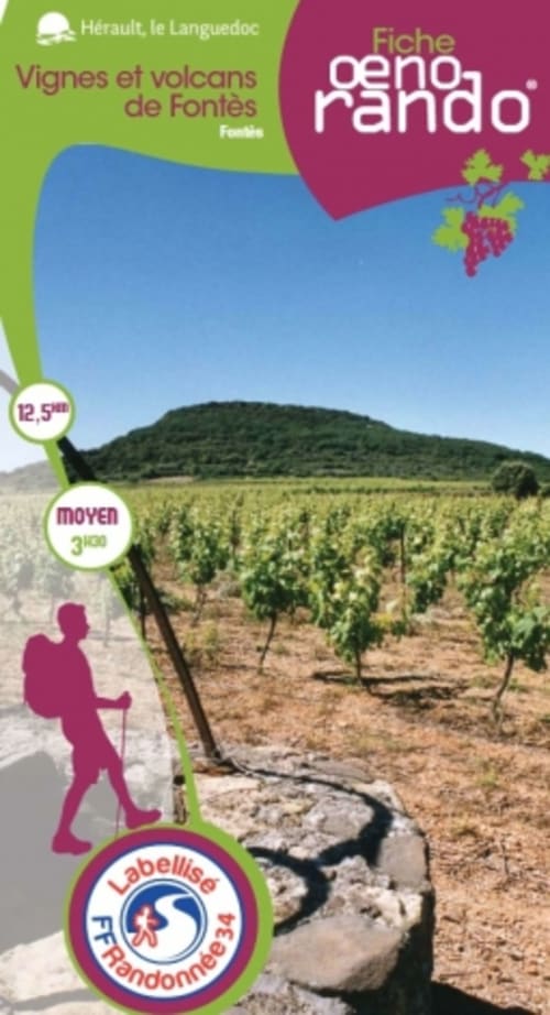 Vignes et volcan de Fontès - Randonnée
