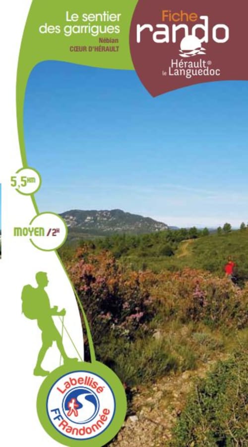 Le sentier des garrigues - Nébian - Randonnée