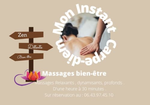 Mon Instant Carpe Diem - Massages bien-être
