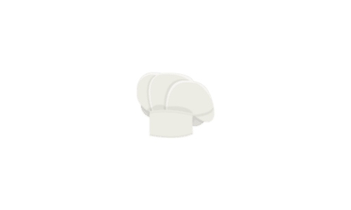 Toque blanche représentant le gîte Le Grand Duc à Valenciennes, en France