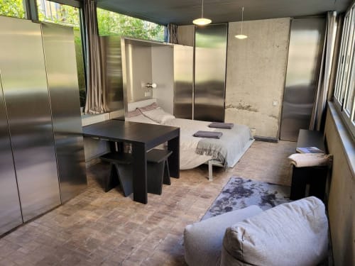 
habitació allotjament apartament olot garrotxa pavelló fàbrica descals