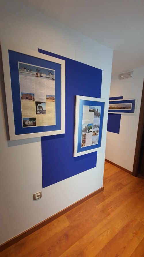 Pasillo distribuidor en vivienda de uso turístico Matacabras - Casa el Yelmo de Mambrino