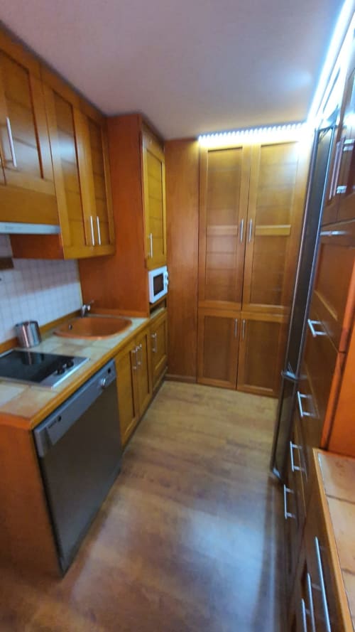 Espacio cocina en vivienda de uso turístico Matacabras - Casa el Yelmo de Mambrino