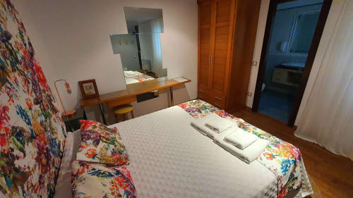 Dormitorio principal en vivienda de uso turístico Abrego - Casa el Yelmo de Mambrino