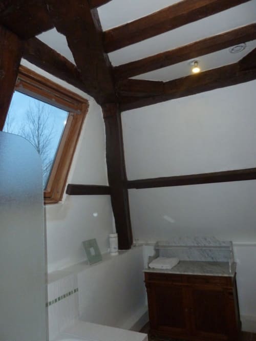 chambre familiale le coz salle de bain attenante trauchandières bretagne