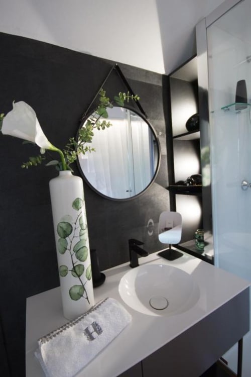 Douche et Lavabo dans la chambre Léa