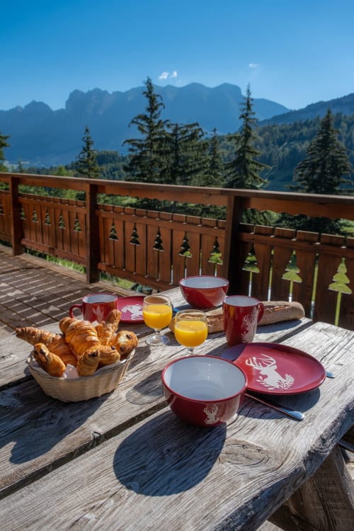 Oreeduloup, location la Joue du loup, Studio Ptilou B36 2/4 personnes, vue montagne, ski, mélèzes des chaumates, chalet Grand'loup, chalet jappeloup , hameau des cimes, Eden des cimes