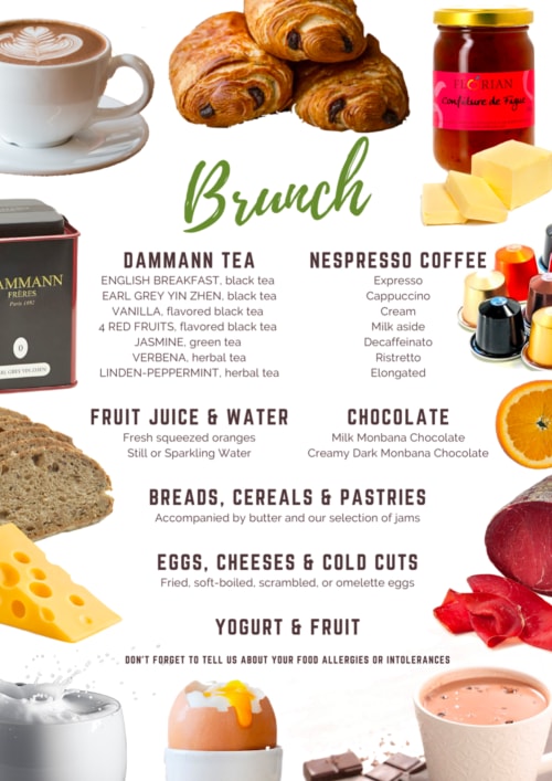 Frühstücksbrunch-Menü im Loup Castel, mit regionalen Aromen, provenzalischer Eleganz und morgendlicher Harmonie