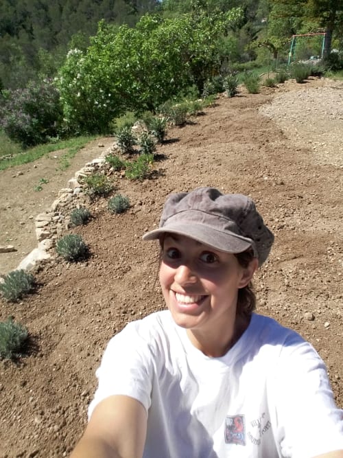 Jardin en construction planter - Les Muriers d'engaspaty