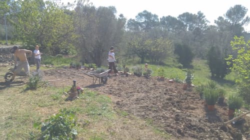 planter jardin Les Muriers d'engaspaty