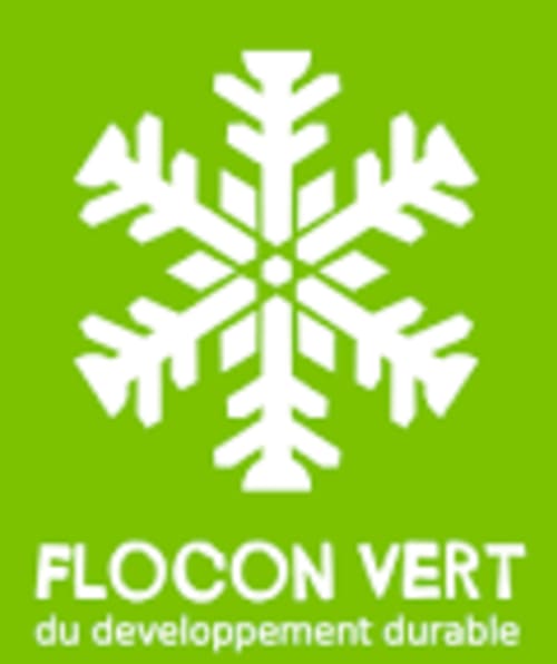 Flocon Vert sustainable development logo for L'étape Du Fanfoué BnB in Chamrousse