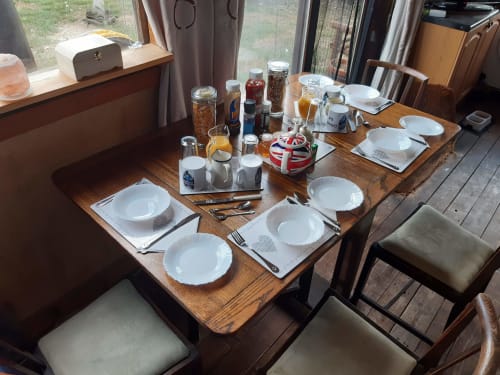 Potter Heigham. Norfolk broads. All ready for breakfast