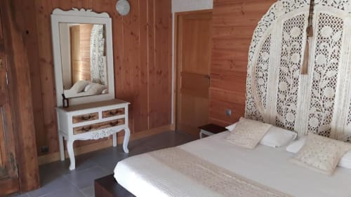 Patio privé, terrasse, Chambre confort, lit queen size, B&B, Chambres d'hôtes, Couleurs du Sud, Vallon-Pont-d'Arc, Ardèche, Auvergne-Rhône-Alpes, France, Vacances 


