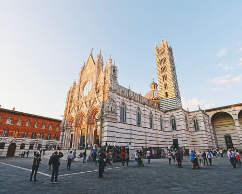 Il Duomo di Siena nei dintorni del B&B Le Camere di Livia.