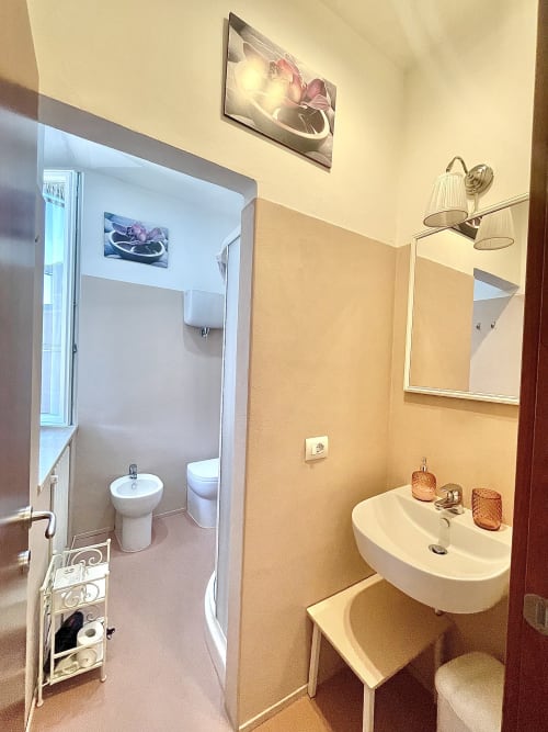 Bagno privato della Camera Rosa - B&B Le Camere di Livia