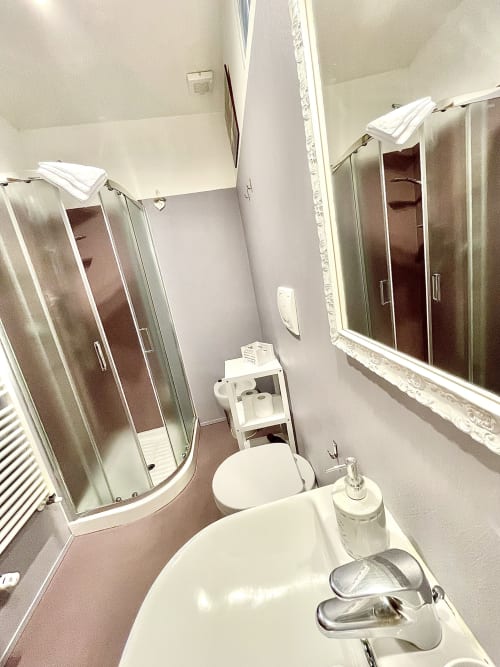 Bagno privato della Camera Lilla - B&B Le Camere di Livia