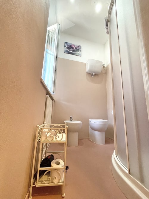 Bagno privato della Camera Rosa - B&B Le Camere di Livia