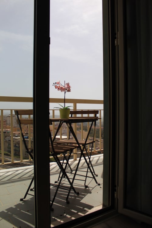 Agrigento centro, balcone con vista Templi e mare - B&B L'Alba sui Templi.