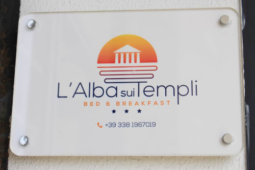 Targa L'Alba sui Templi, B&B ad Agrigento.