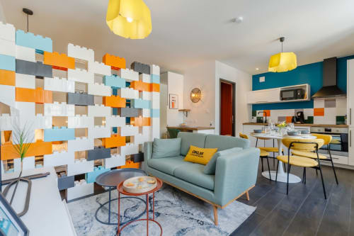 le coin salon de l'appart arty