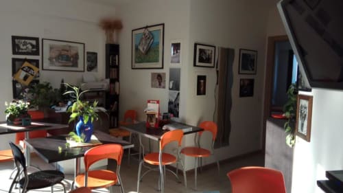 Common breakfast room - B&B Pontemare in Collemarino, Ancona, Marche.