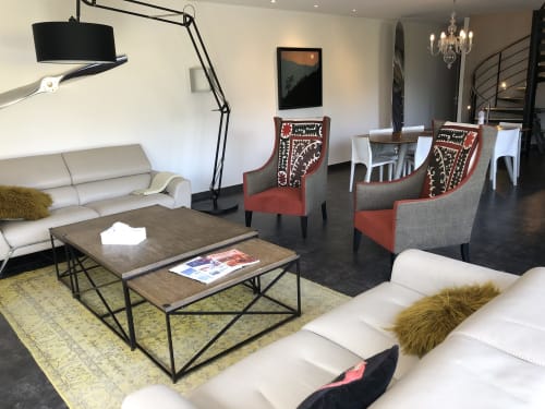 Grand Salon, villa contemporaine les Catalons, Annecy Sevrier