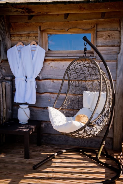 Cabane avec jacuzzi Cantecor Rocamadour 
