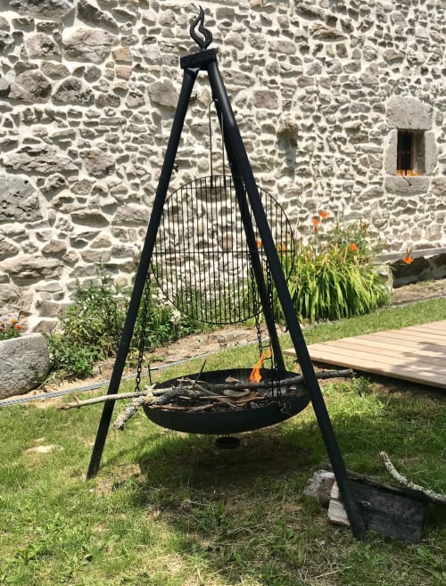 Maison de la Fessille- Brasero-  grillades et apéritif dans la nature -retour au  sources 