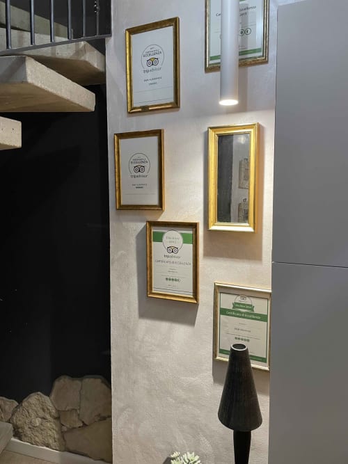 Interno struttura B&B Albornoz a Urbino, presenti 3 monolocali - vicino Casa Marzi a Pesaro, Marche.