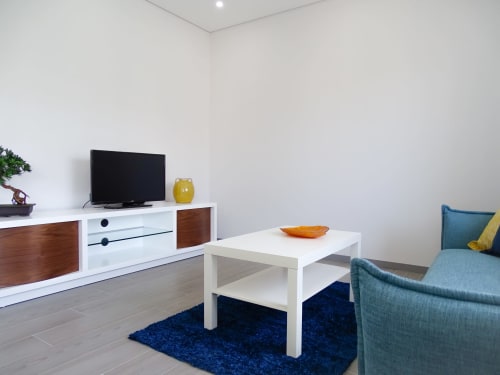 RS Porto Apartments -Alojamentos totalmente equipados- casa de banho privada com duche e secador de cabelo. 
