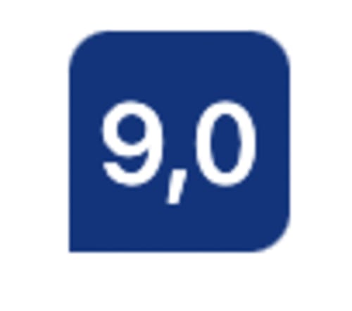 Distintivo di valutazione 9.0 per AD Trastevere Guest House, bed and breakfast a Roma, Italia