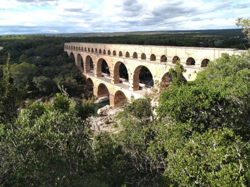 Pont du Gard, site Romain à proximité des Chambres d'hôtes Les Figues.