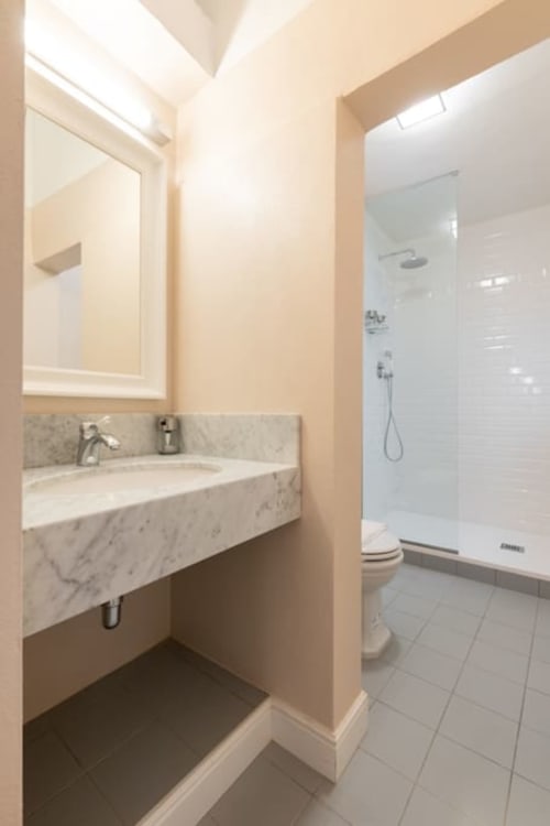Scala Garden Borgo Pinti 2| Per 4 persone con letto matrimoniale, bagno privato, piccola cucina attrezzata e soggiorno - Scala Garden Apartments nel centro di Firenze, Toscana.