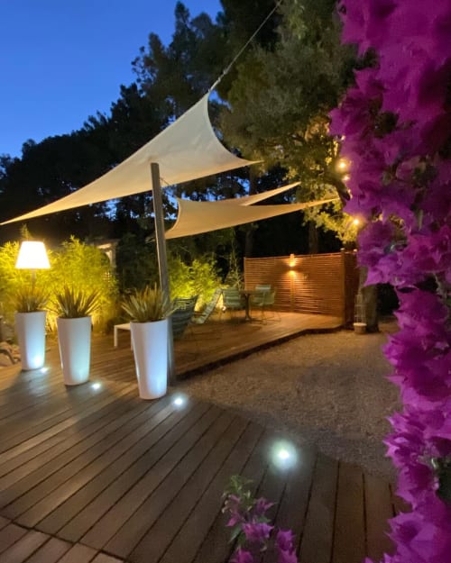 Terrasse de nuit Villa Limone la Maison d'hôtes en Corse chambres d'hôtes de Calenzana