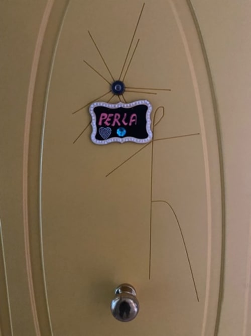 Perla| Camera tripla B&B Lido Azzurro con TV, armadio e bagno privato - vicino a B&B I Portici, B&B Villa Bella e B&B Stadio a Catanzaro, Calabria.