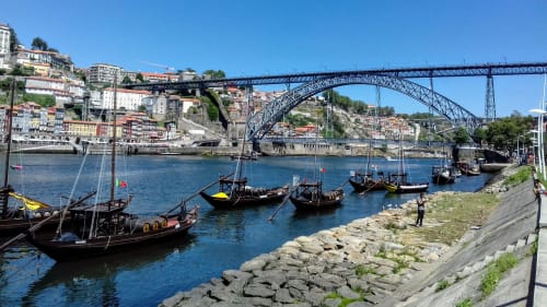 The Douro is the highest-flow river of the Iberian Peninsula. It rises near Duruelo de la Sierra in Soria Province, central Spain, meanders south briefly then flows generally west through the north-west part of central Spain and into northern Portugal, to its mouth at Porto, the second largest city of Portugal.