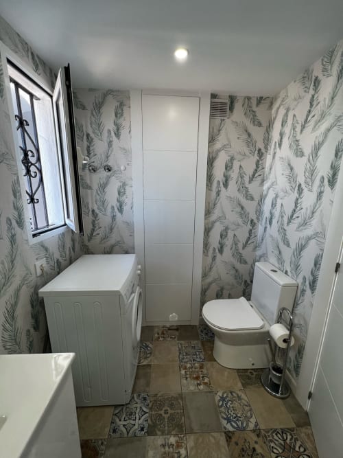 baño, lavadora
