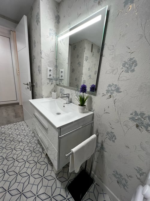 baño, lavabo