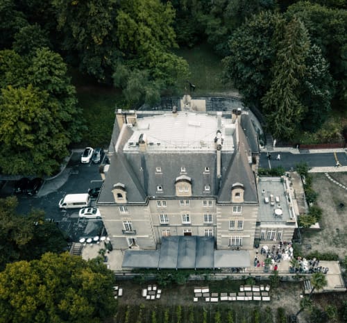 terrasse Ô Château vue du ciel