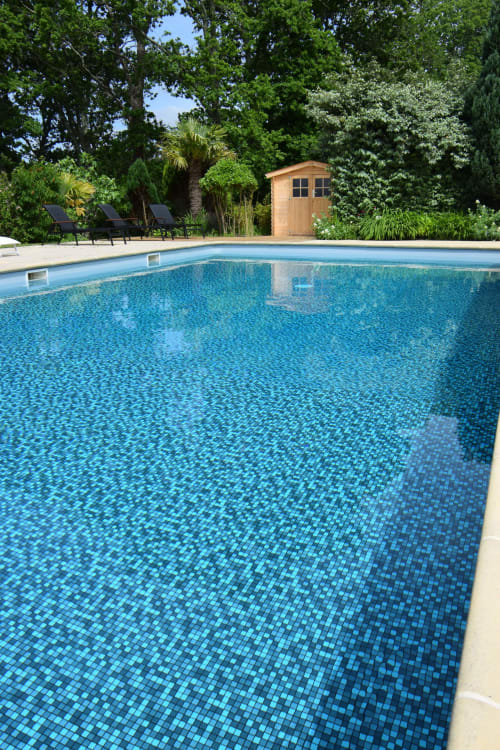 charmante vermietung, beheizter pool, privatpool, großer pool, bretagne, 6 personen