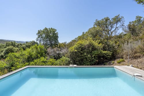 Swimming pool maquis Corsica
