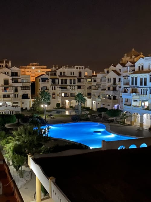 Piscina noche