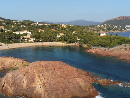 plage mer  cote d'azur vacances dramont 