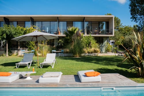 Jalon's house swimming-pool - concrete house in Aix en Provence