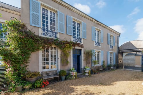 Façade du 5 Grande Rue. Chambres d'hôtes au Lude