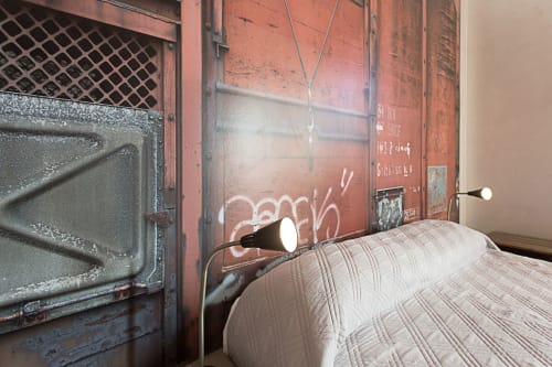 Camera "...In treno"| Camera matrimoniale con letto doppio e bagno privato. Presenti TV, aria condizionata, Wi-Fi - B&B Savoia nel centro di Campobasso, Molise.